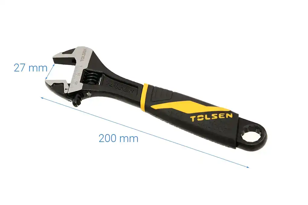 Mỏ lết cán nhựa đen - Tolsen 15309