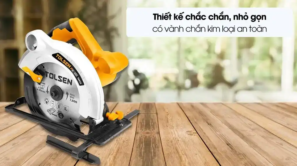 Máy cưa gỗ 185 mm 1.300W - Tolsen 79532
