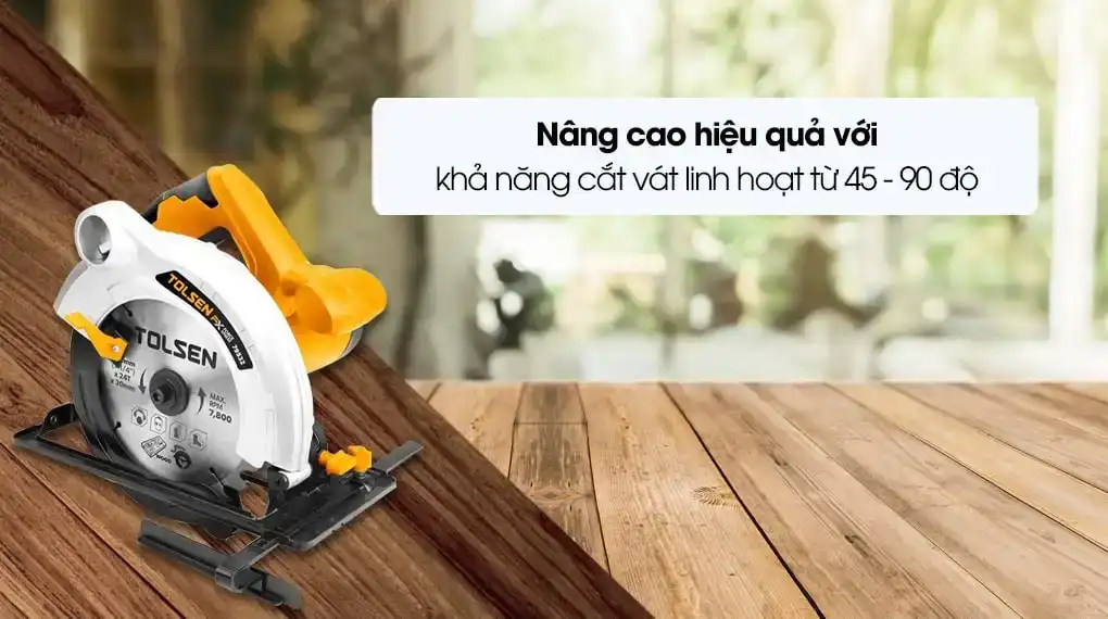 Máy cưa gỗ 185 mm 1.300W - Tolsen 79532