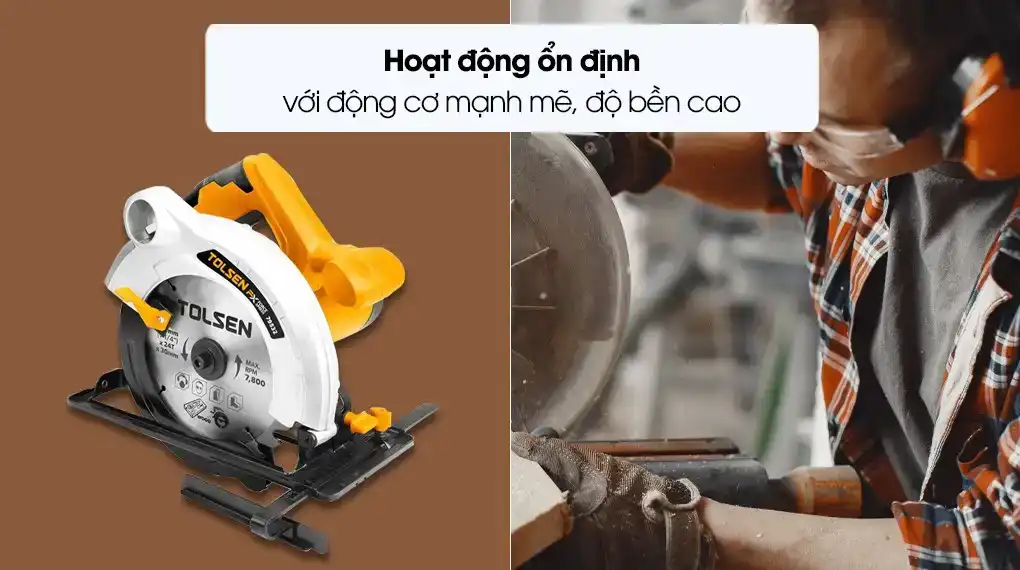 Máy cưa gỗ 185 mm 1.300W - Tolsen 79532