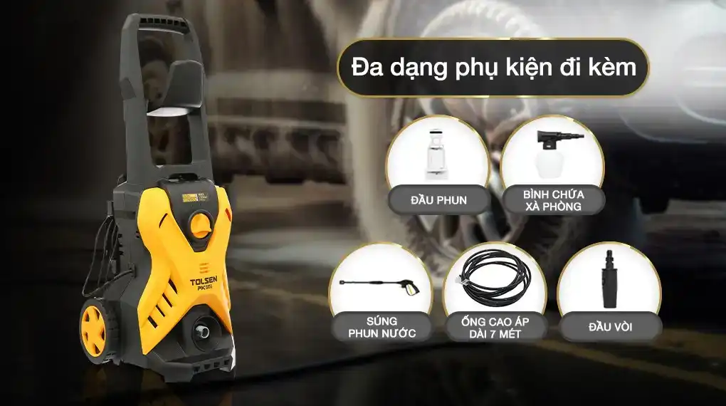 Máy xịt nước cao cấp 1700W Tolsen 79589