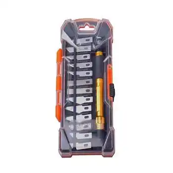 Bộ dao điêu khắc 1 cán dao + 13 lưỡi dao Asaki AK-3961