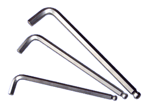 Lục giác xi mờ, có đầu bi 3 mm - TOP