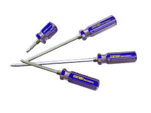 Tua vít 2 đầu cán trong 55 mm (lùn) - CENTURY