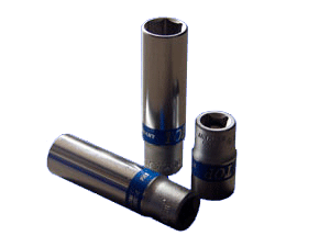 Đầu túyp 1/2" dài, xi trắng 10 mm - TOP