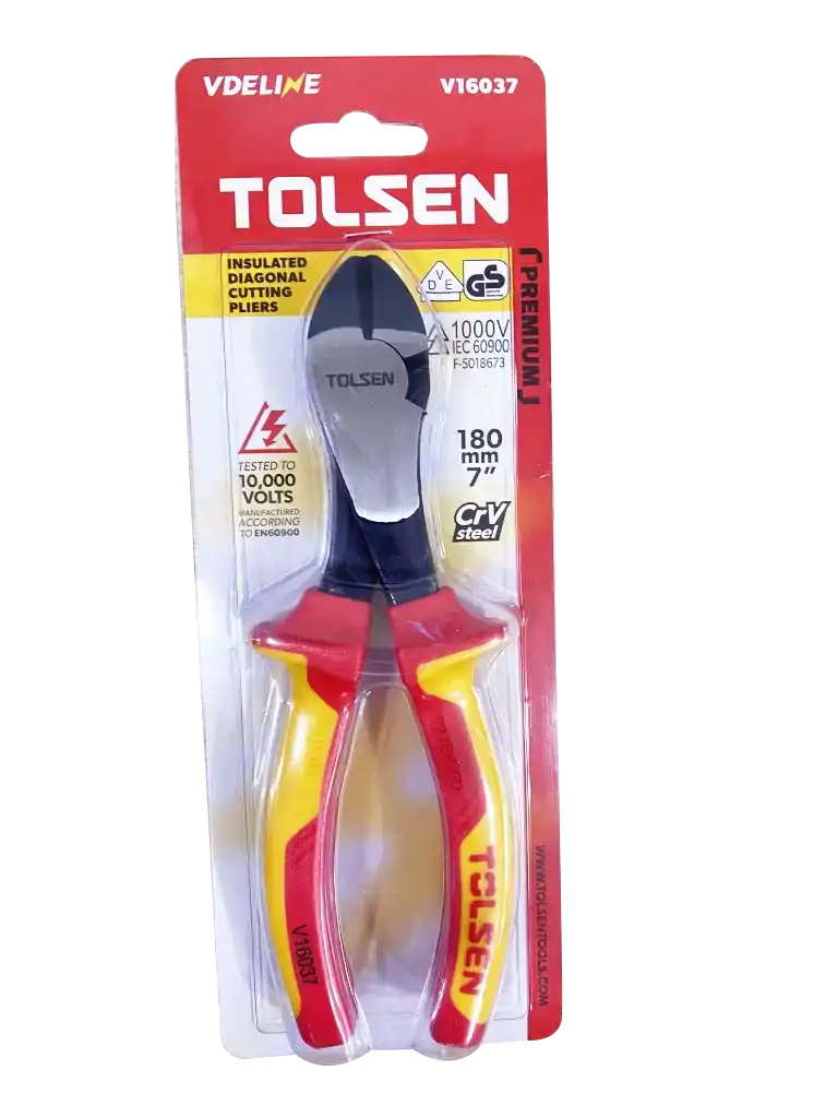 Kềm cắt cách điện 1000V, 7" (180mm) - Tolsen V16037