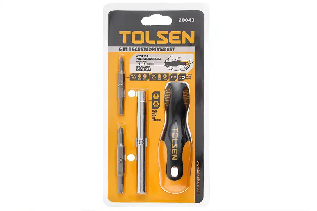 Bộ tua vít 6 in 1 - Tolsen 20043
