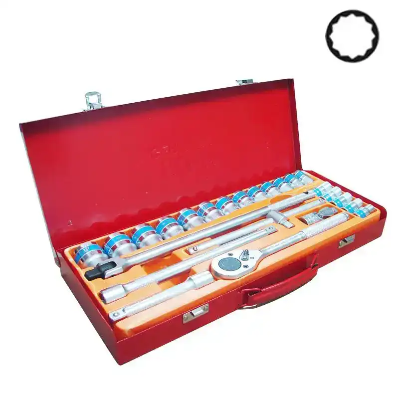 Bộ tuýp 24 chi tiết Đức (1/2", đầu tuýp bông) hệ INCH - KW-S424D-SAE