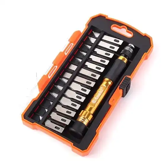 Bộ dao điêu khắc 1 cán dao + 13 lưỡi dao Asaki AK-3961