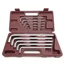 Bộ lục giác 10 cây hộp đỏ (hệ Inch) - TOP TWT 10 inch