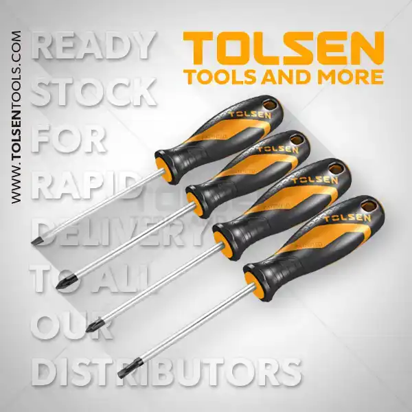 Bộ 4 cây tua vít cán mềm - Tolsen 20180