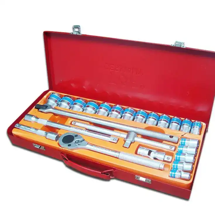 Bộ tuýp 24 chi tiết Đức (1/2", đầu tuýp lục) hệ inch -TOP KW-424SAE