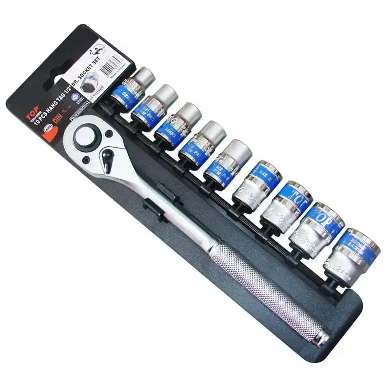 Bộ tuýp 10 chi tiết 1/2 (cần tự động vuông nhanh) - TOP TBS-12245