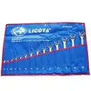 Bộ cờ lê vòng miệng 14 cây xi mờ cao cấp hệ mét 8-32 mm - LICOTA AWT-ERSK05A