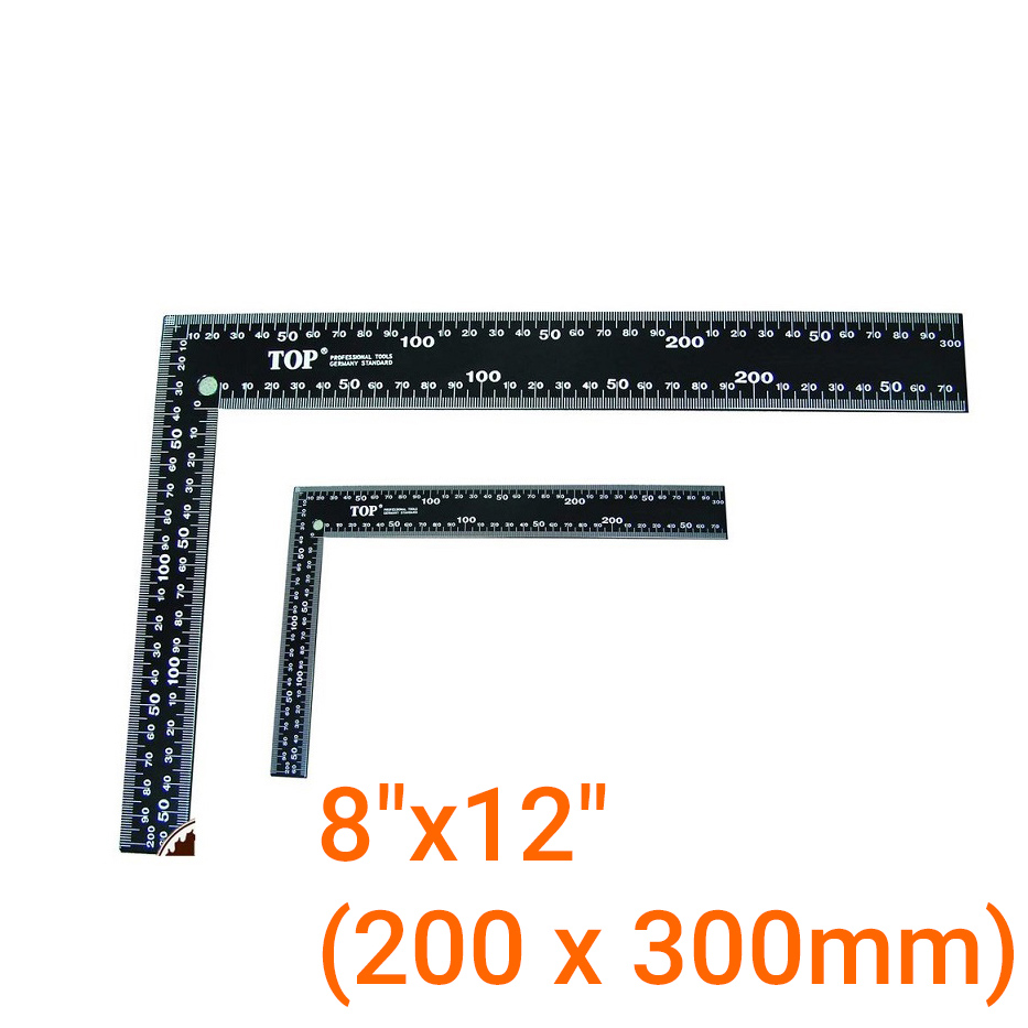 Thước đo góc (thước êke ) loại nhỏ (8" x 12") - TOP