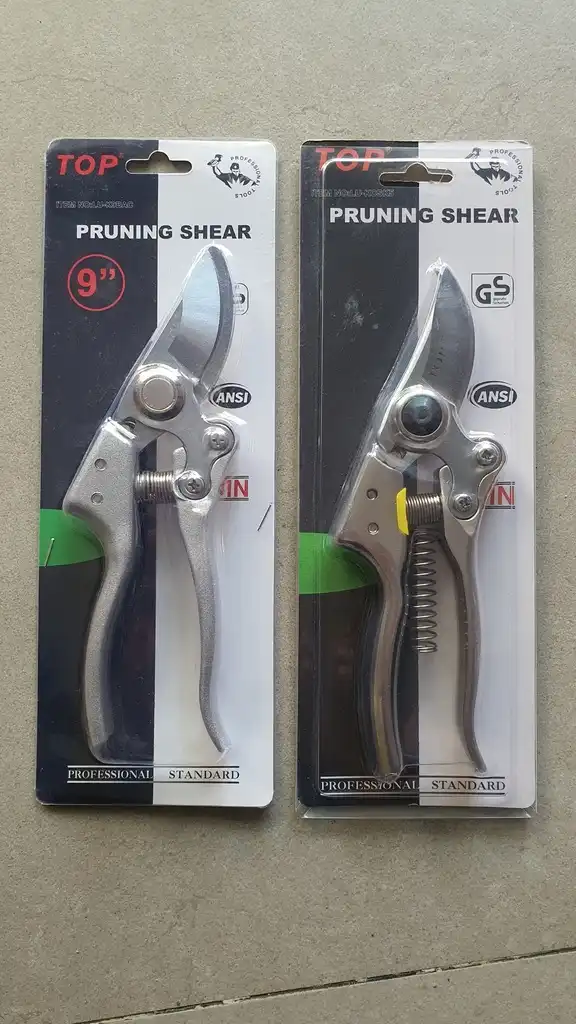 Kéo cắt cành 9" (230 mm) mỏ cong SK5 cao cấp Top cán bạc