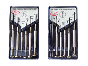 Bộ vít sửa đồng hồ (hộp) loại không nhíp - TOP