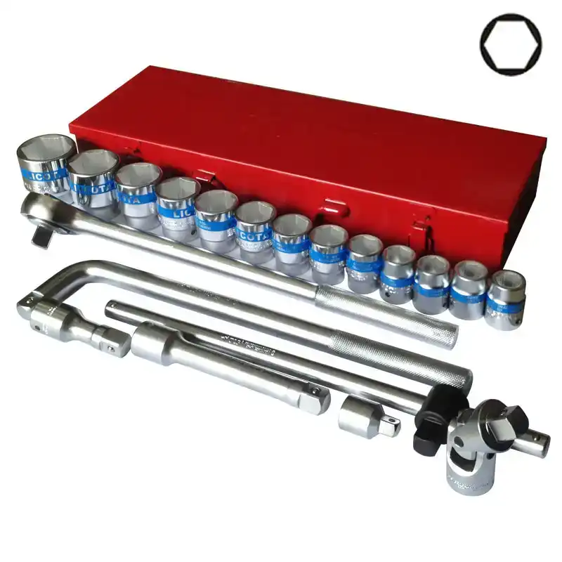 Bộ tuýp  21 món 3/4" đầu tuýp lục cao cấp- Licota RM-6021HL