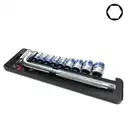 Bộ tuýp 10 chi tiết 1/2" (cần cong L) Top - TBS-12250