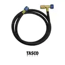 Dây nạp gas tích hợp van chống bỏng dài 1.5m cồng kết nối ¼ inch - TASCO TCV120M