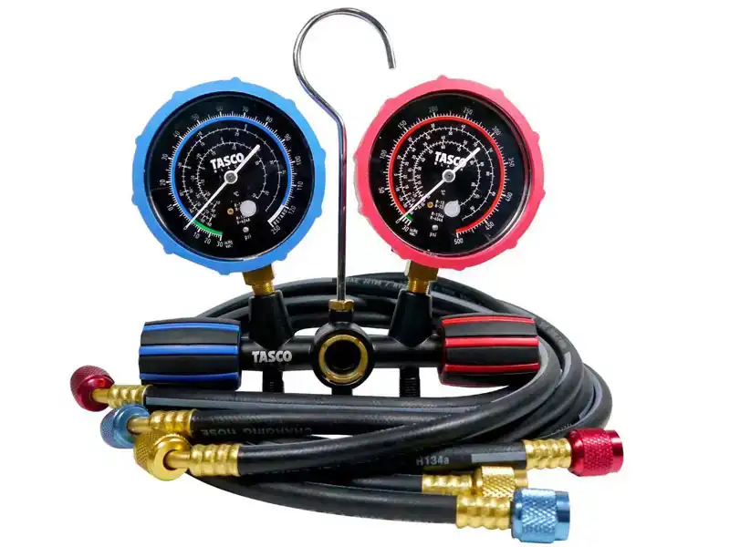 Bộ đồng hồ đôi đo áp suất Gas R22 cao cấp - TASCO TB120SM II