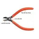 Kìm cắt nhựa lưỡi bằng 4.5"