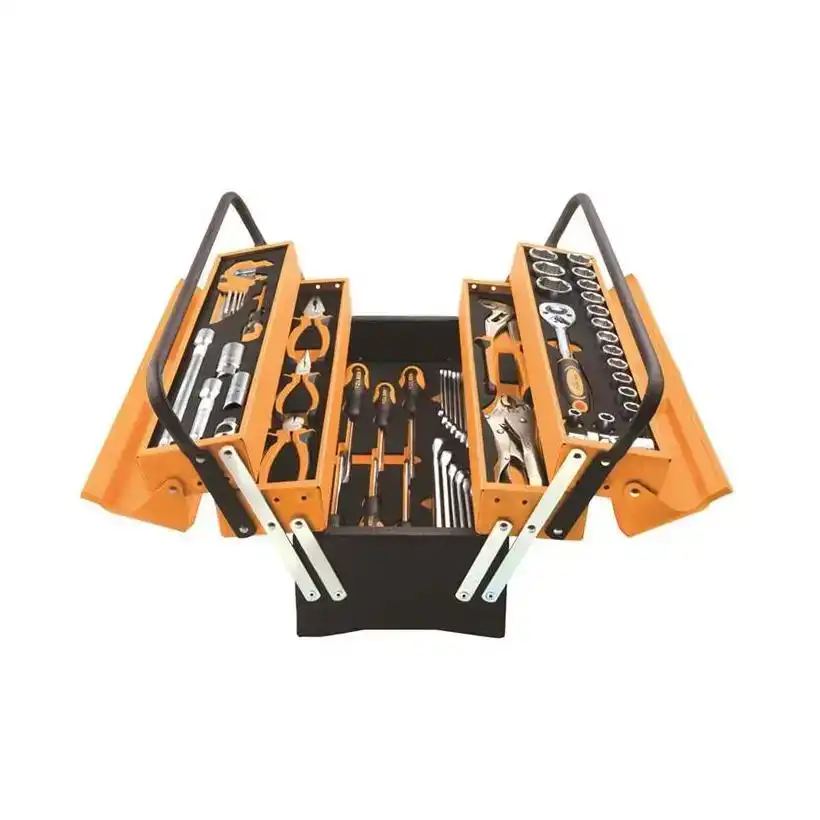 Thùng 3 tầng bộ dụng cụ 60 món vàng- Tolsen 85401