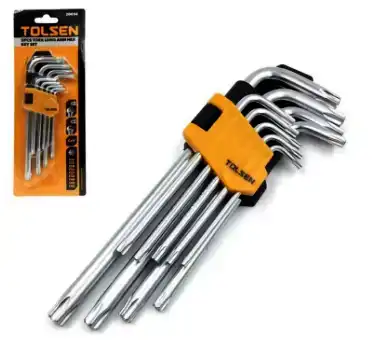 Lục giác bông bộ 9 cây ngắn - 20056