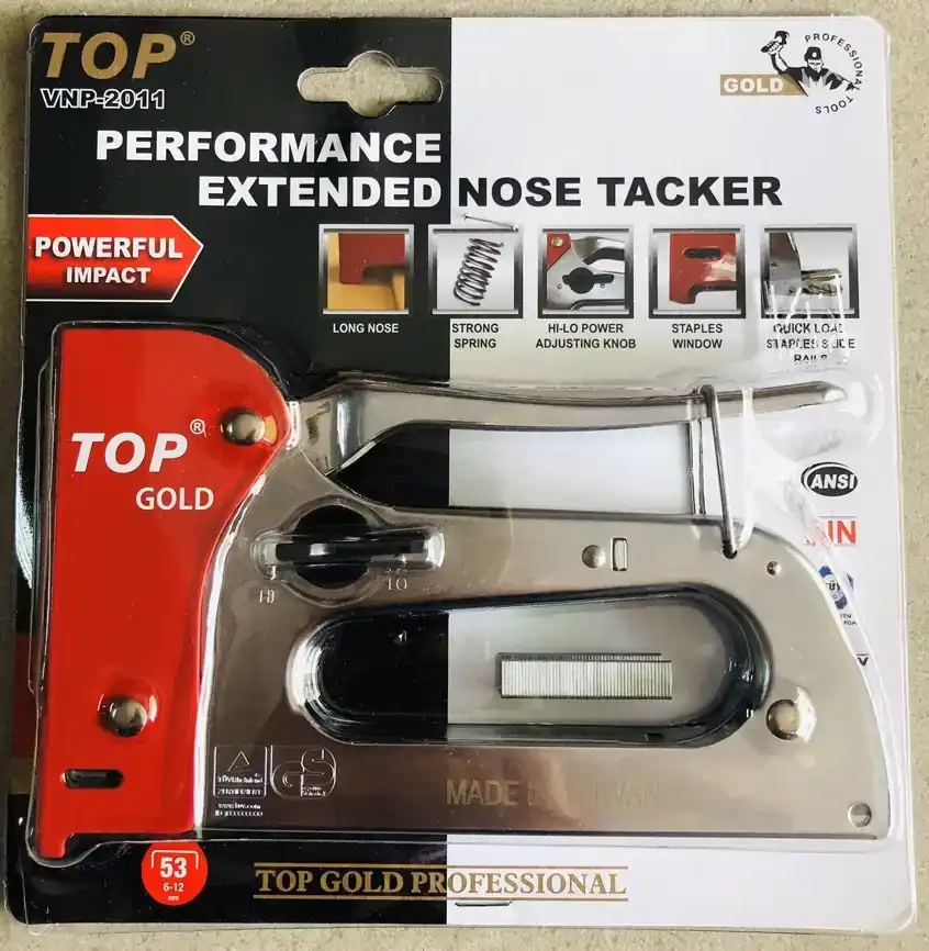 Kìm bấm đinh ghim (đỏ), có tăng cao cấp - Top VNP-2011